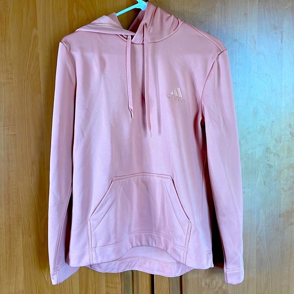 Pink adidas hoodie